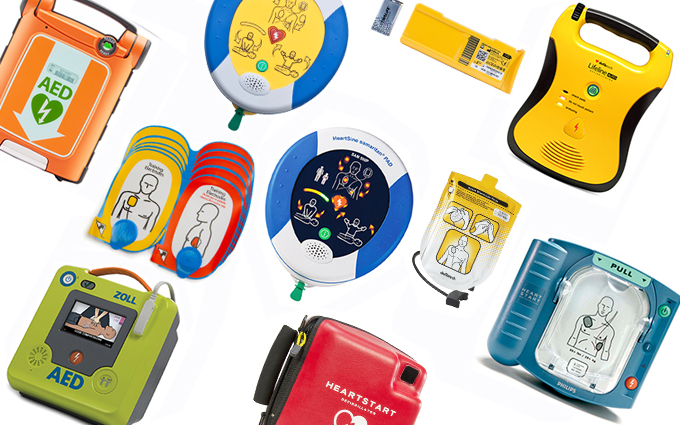 defibrillators, accessories and training models